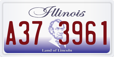 IL license plate A373961