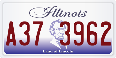 IL license plate A373962