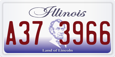 IL license plate A373966