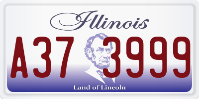 IL license plate A373999