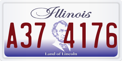 IL license plate A374176