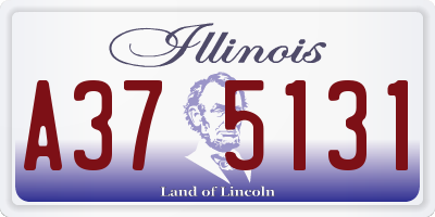 IL license plate A375131