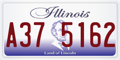 IL license plate A375162