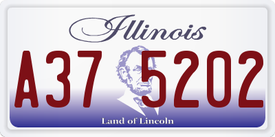 IL license plate A375202