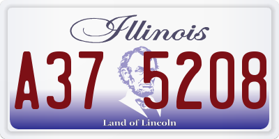 IL license plate A375208