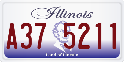 IL license plate A375211