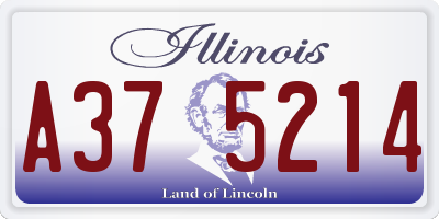 IL license plate A375214