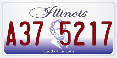 IL license plate A375217