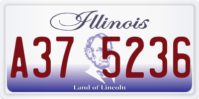 IL license plate A375236