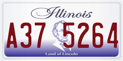 IL license plate A375264