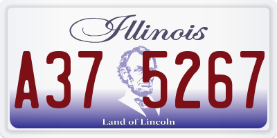 IL license plate A375267
