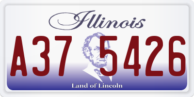 IL license plate A375426