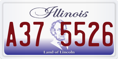 IL license plate A375526