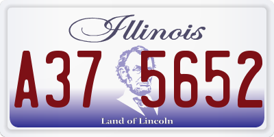 IL license plate A375652