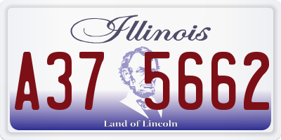 IL license plate A375662