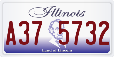 IL license plate A375732