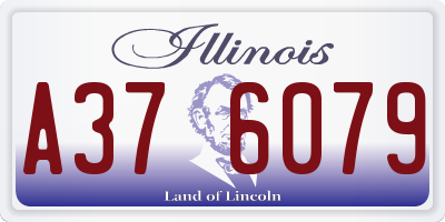 IL license plate A376079
