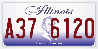 IL license plate A376120