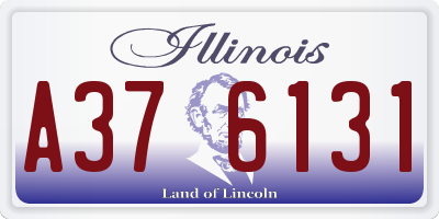 IL license plate A376131