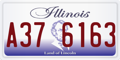IL license plate A376163