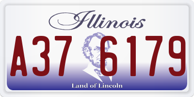 IL license plate A376179