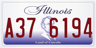 IL license plate A376194