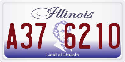 IL license plate A376210