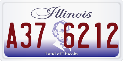 IL license plate A376212