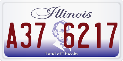 IL license plate A376217