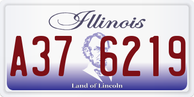 IL license plate A376219