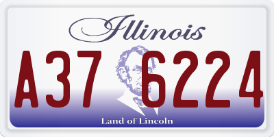 IL license plate A376224