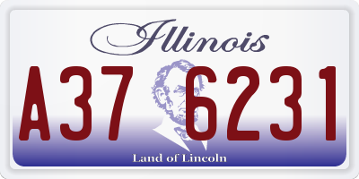 IL license plate A376231