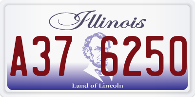 IL license plate A376250