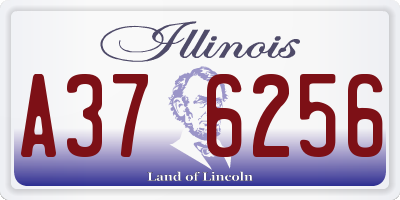 IL license plate A376256