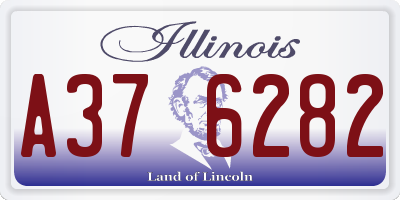 IL license plate A376282
