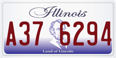 IL license plate A376294