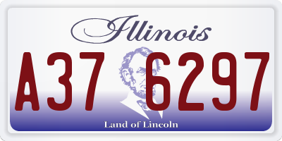 IL license plate A376297