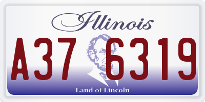 IL license plate A376319