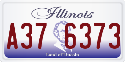 IL license plate A376373