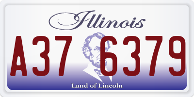 IL license plate A376379