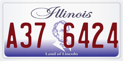 IL license plate A376424