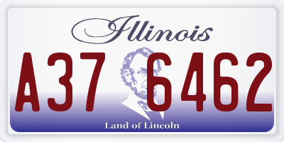 IL license plate A376462