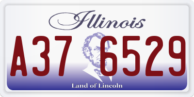 IL license plate A376529