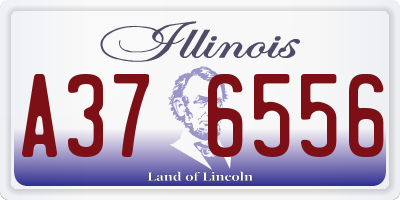 IL license plate A376556