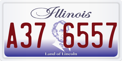IL license plate A376557