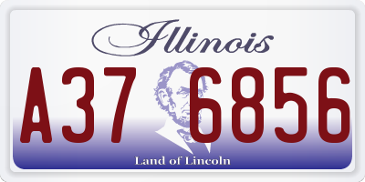 IL license plate A376856