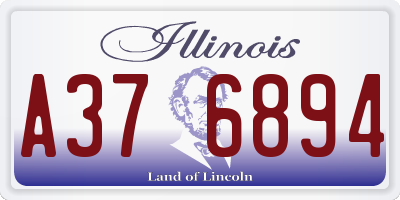 IL license plate A376894