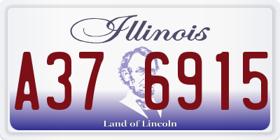 IL license plate A376915