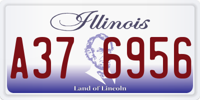 IL license plate A376956