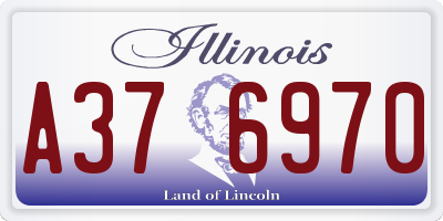 IL license plate A376970